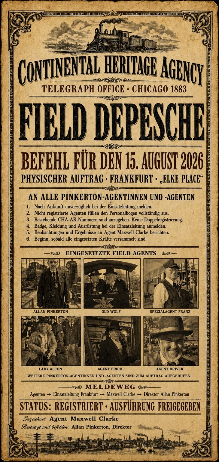 05 · Aus dem Office · Field Dispatch – bereitgestelltes CHA-Poster