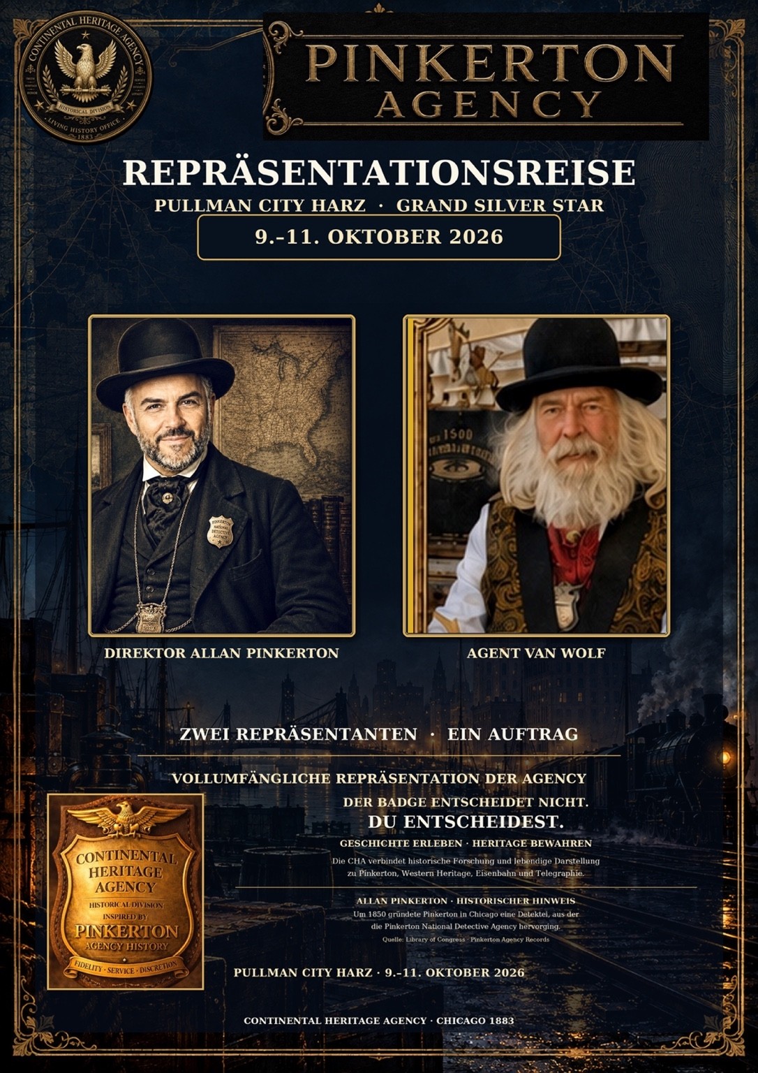 06 · Neuer Einsatz · Pullman City Harz – bereitgestelltes CHA-Poster